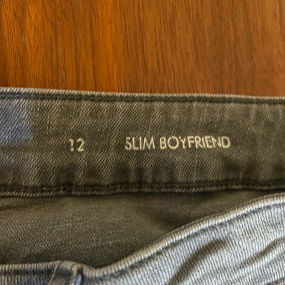 Calvin Klein jeans washed gray  slim boyfriend grey jeans - Picture 5 of 10